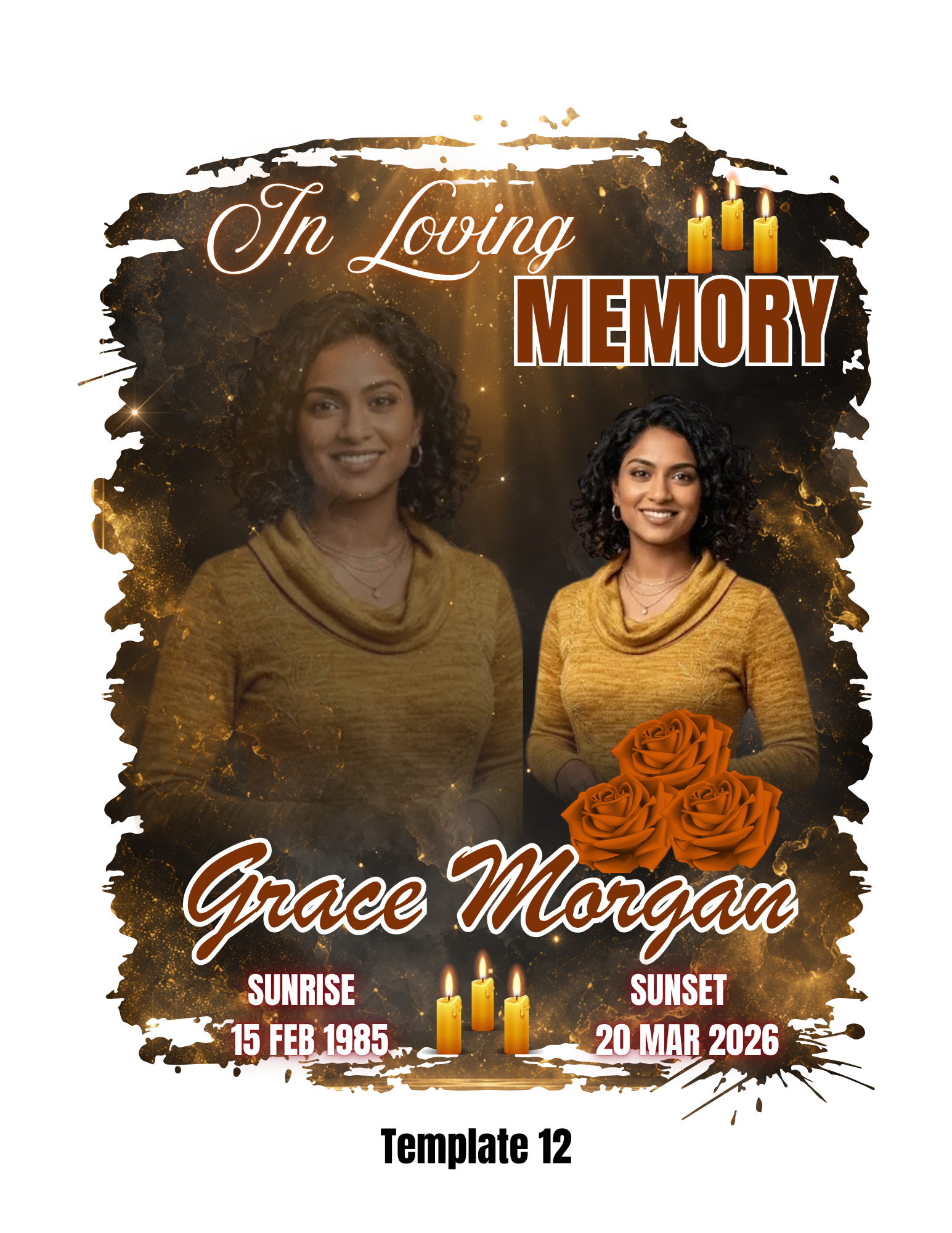Memorial Template 12