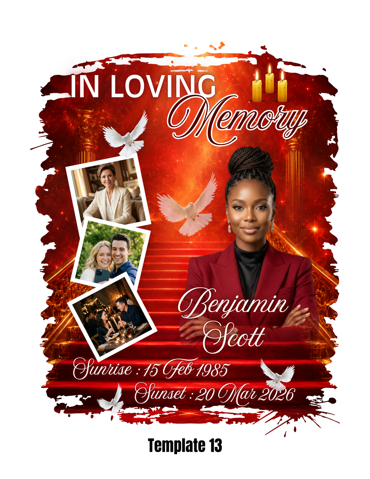 Memorial Template 13