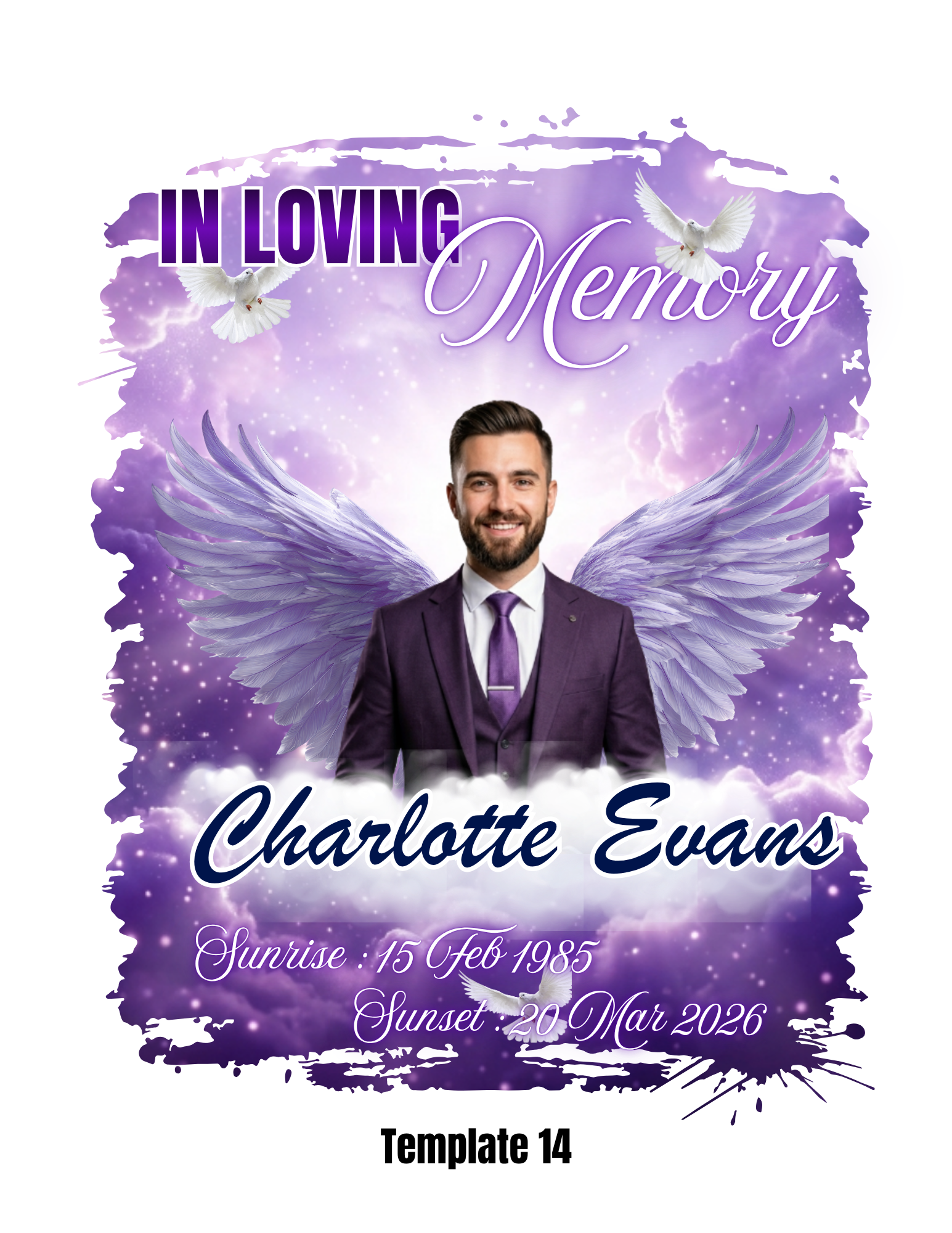 Memorial Template 14
