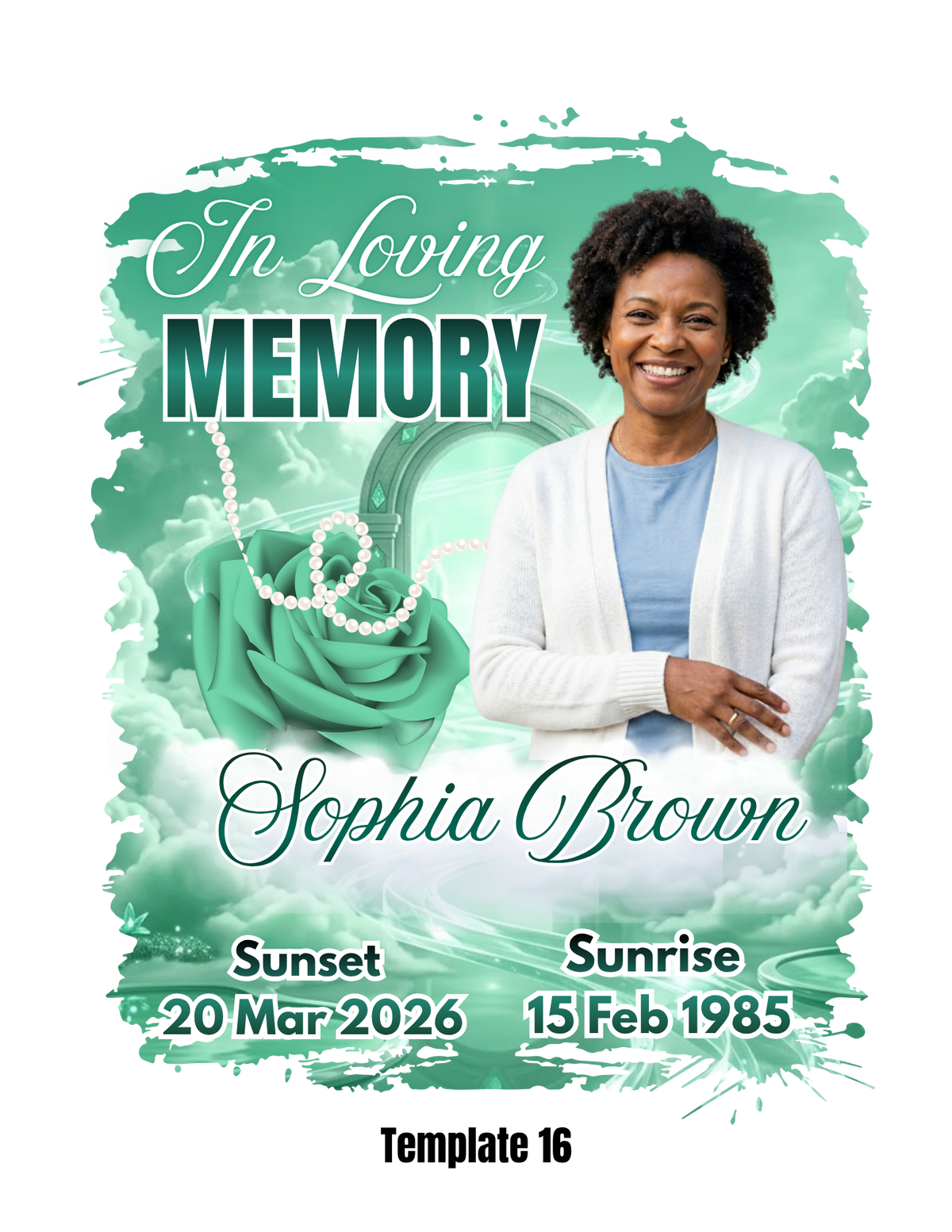 Memorial Template 16