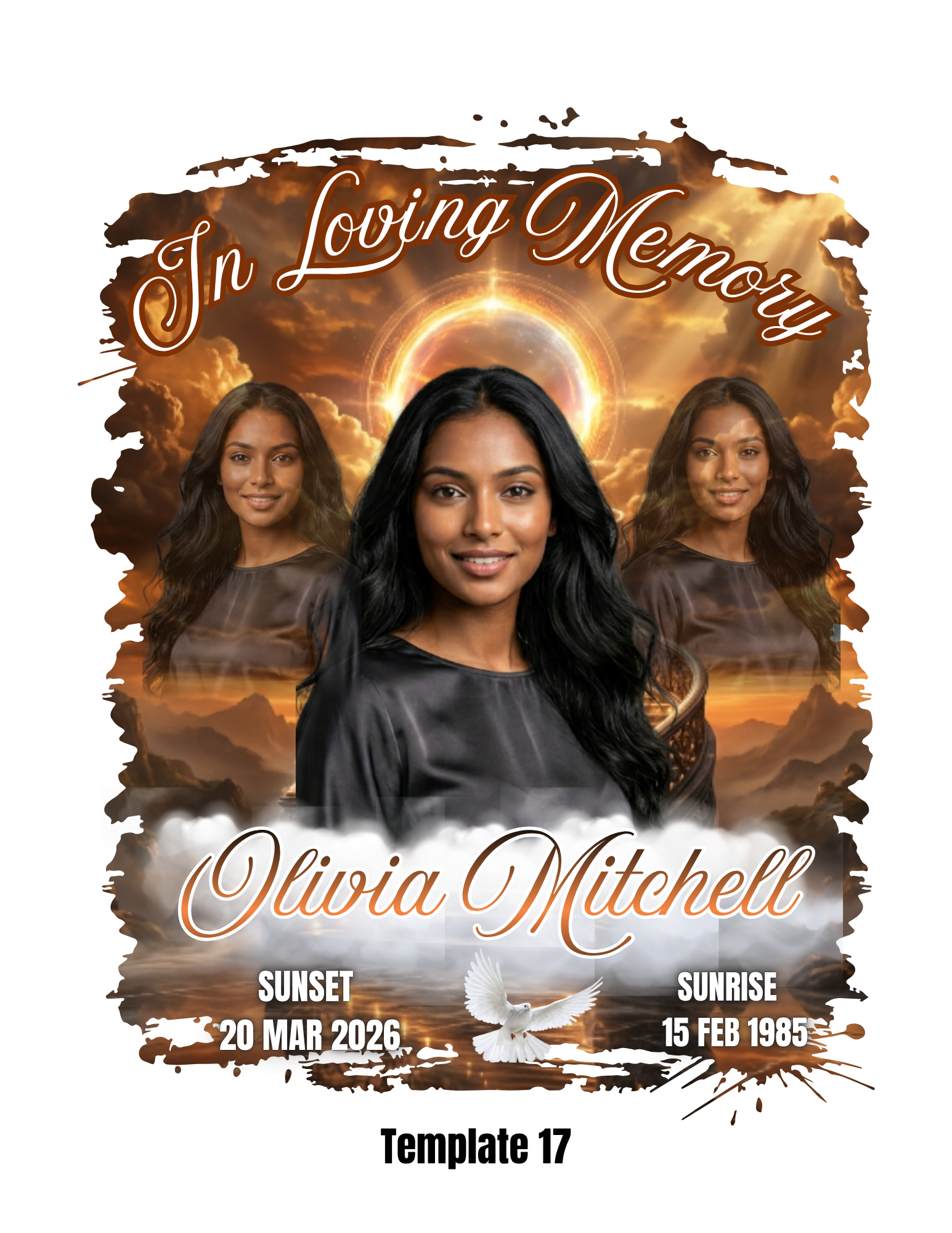 Memorial Template 17