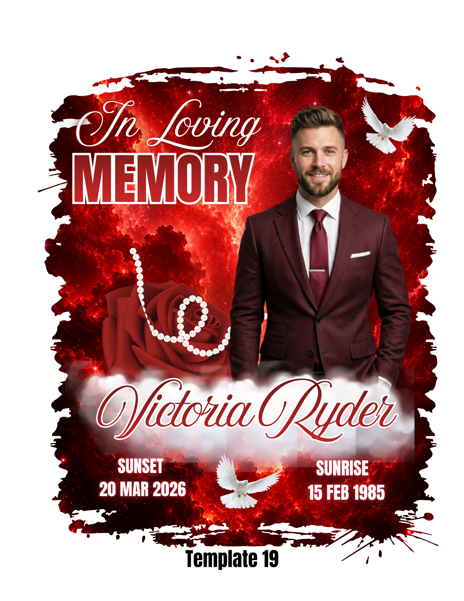 Memorial Template 19