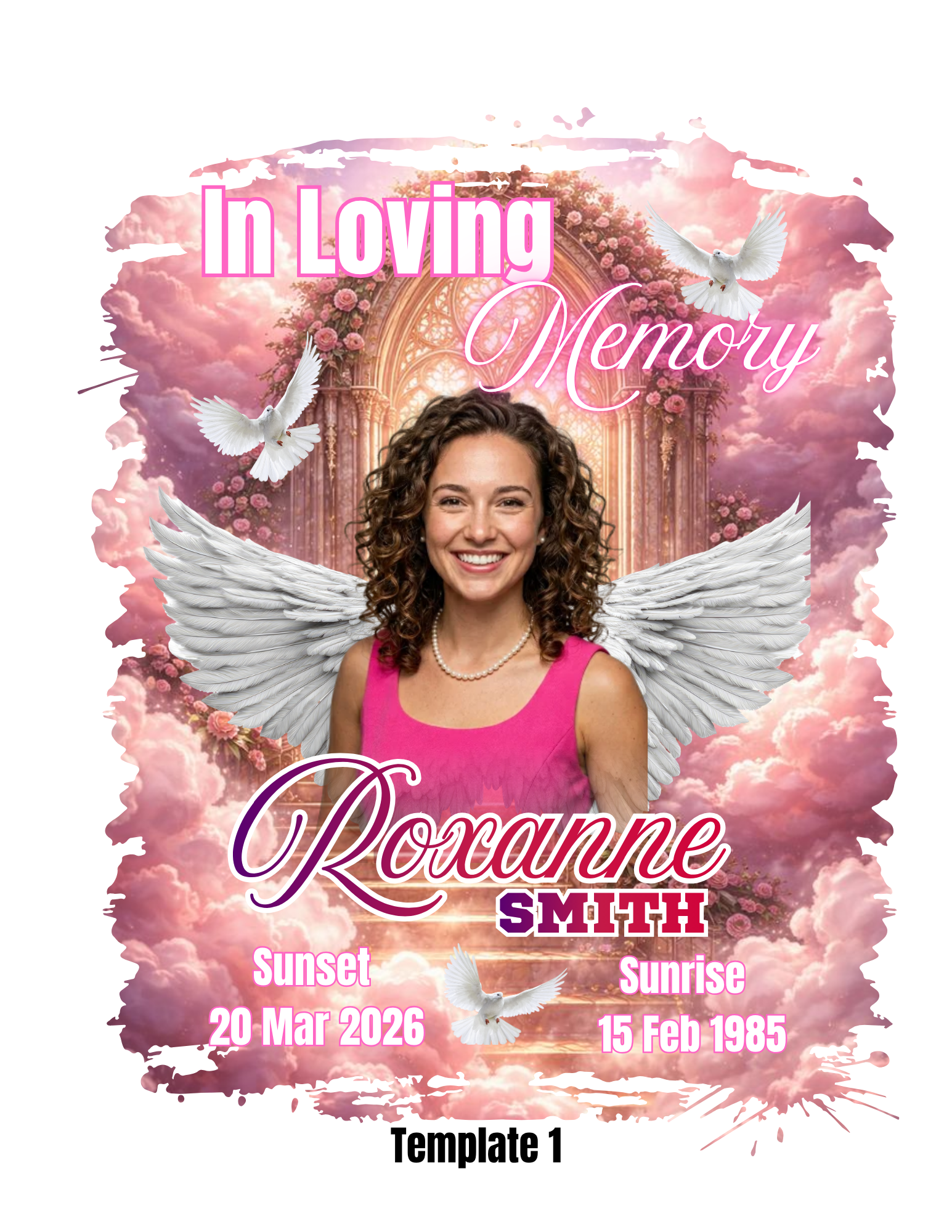 Memorial Template 1