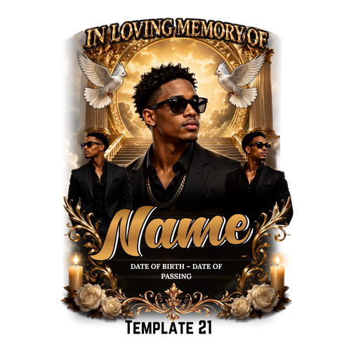 Memorial Template 21