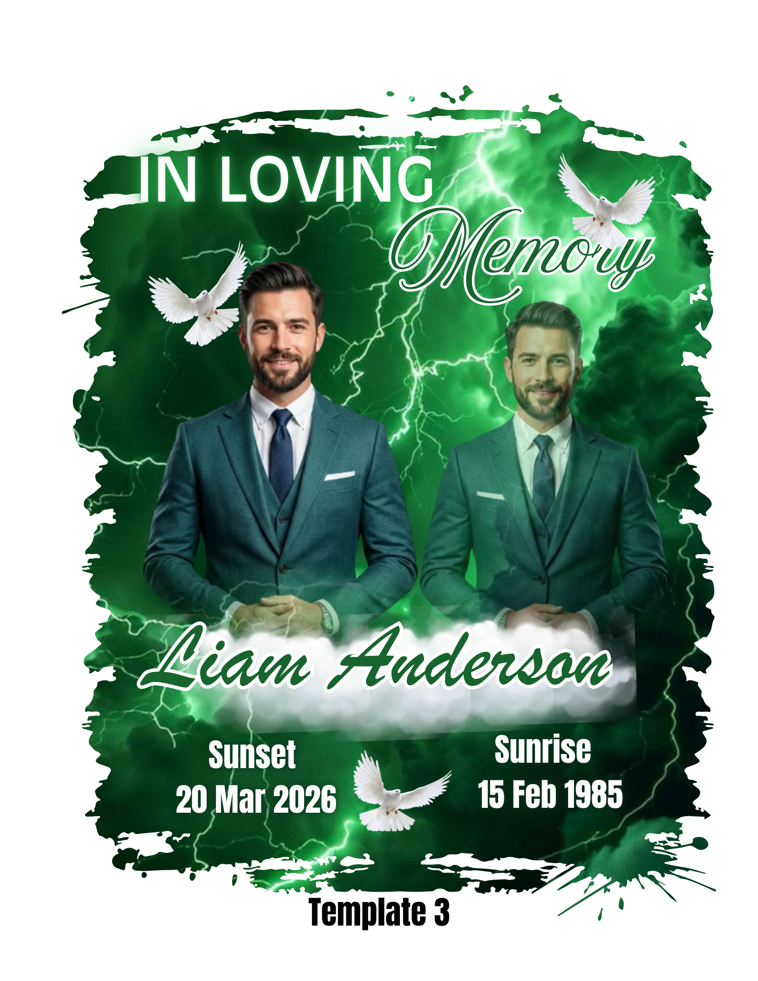 Memorial Template 3