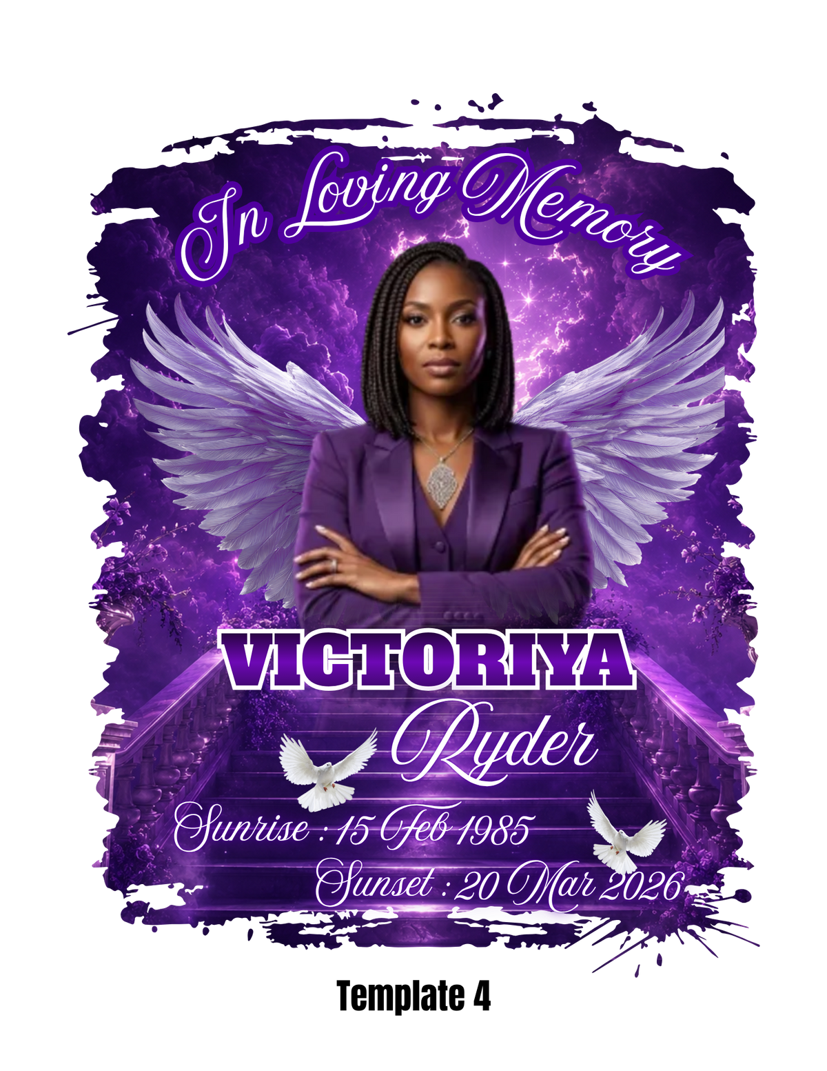 Memorial Template 4