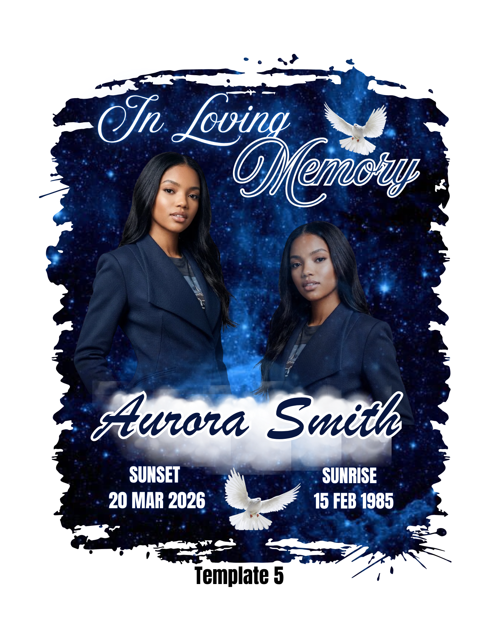 Memorial Template 5