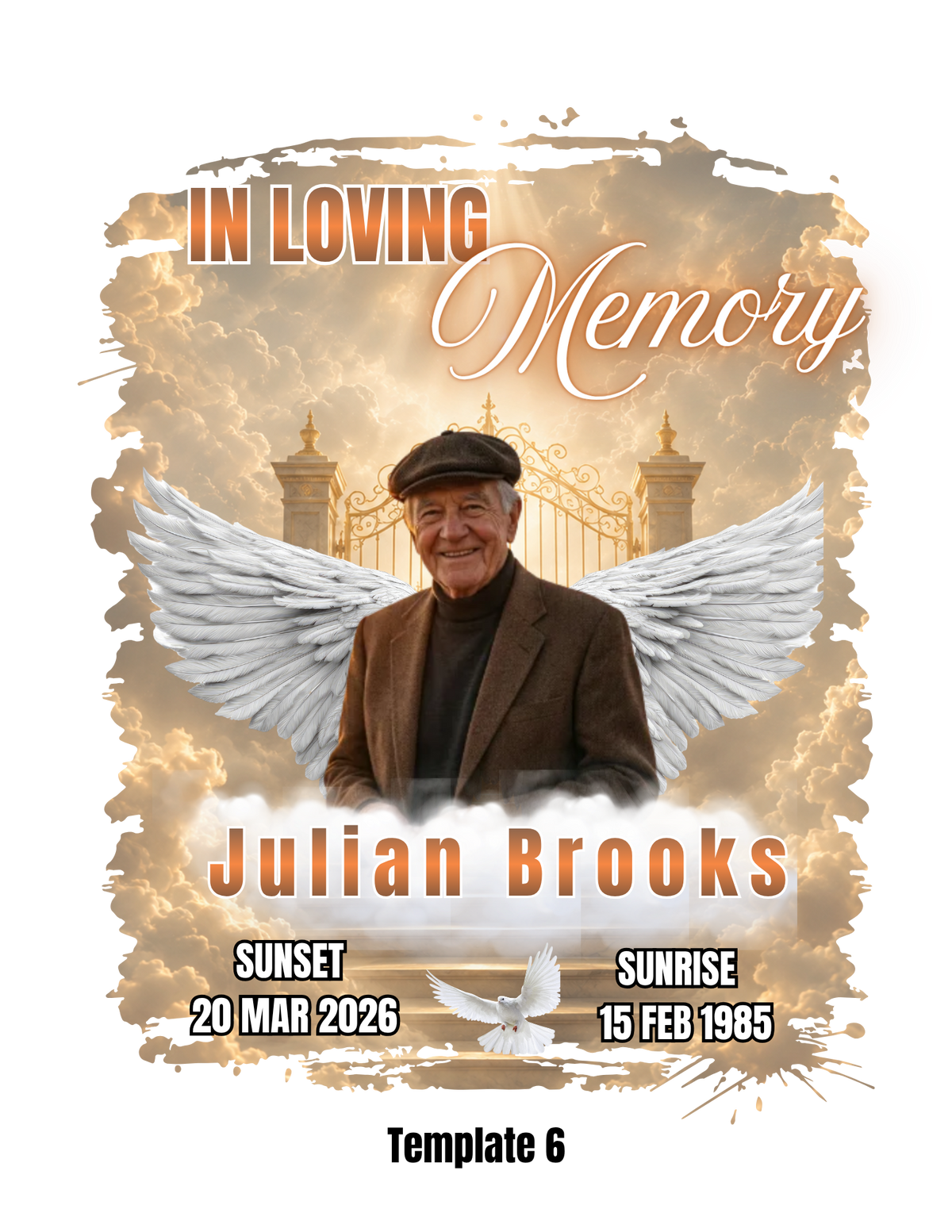 Memorial Template 6