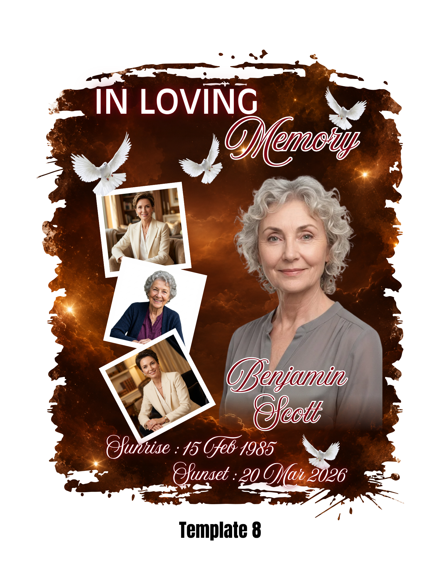 Memorial Template 8